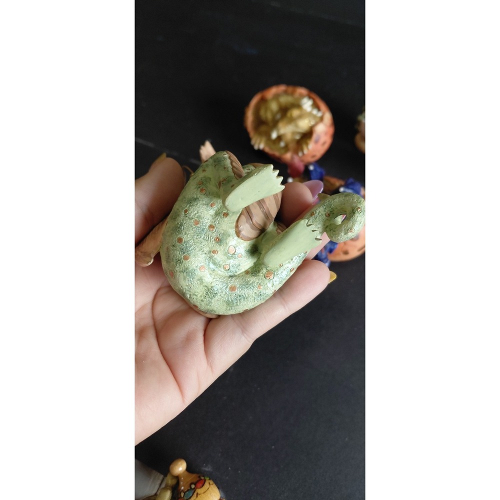 Mythical Creatures collectible fantasy Decor dragon & hatchling resin figurines - Picture 13 of 16